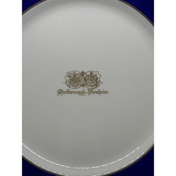 VTG 1977 Lenox Marlborough-Blenheim Hotel Plate Blue & Gold Trim 8.5" Decorative - Picture 3 of 6